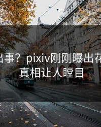 明星又出事？pixiv刚刚曝出花絮内幕，真相让人瞠目