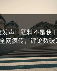 明星深夜发声：猛料不是我干的！pixiv全网疯传，评论数破万