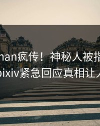 今日pzhan疯传！神秘人被指出乎意料，pixiv紧急回应真相让人瞠目
